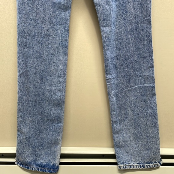 NWT Missguided Wrath Highwaisted Split Hem Straight Leg Denim Jeans 2 Long - Picture 6 of 16